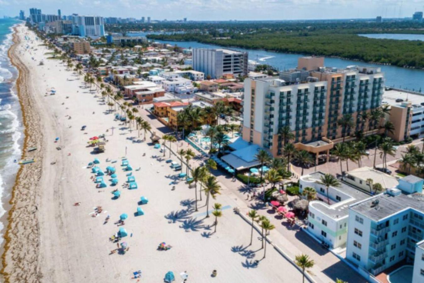 Walkabout 6 Suite On Hollywood Beach With Ocean Views Exterior foto